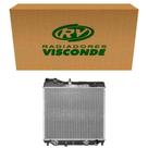Radiador Honda Fit 1.4 1.5 2003 a 2008 Com ar Visconde