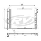 Radiador Kadett 1989 a 1996 Visconde 12257