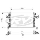 Radiador Montana 2010 a 2014 Visconde 12233 Radiador Montana 2010 a 2014 Visconde 12233