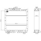 Radiador New Holland Tl 70 / 75 / 80 / 95 / 100 / 180