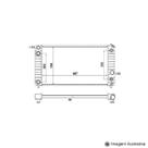 Radiador S10 / Blazer 4.3 V6 ( 94 &gt ) com / sem Ar / Automatico / Manual / Aluminio Brasado
