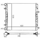 Radiador Volkswagen Crossfox 2006 a 2014 NOTUS NT-20736.523