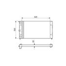 Radiador vw volksvagen santana / quantum 1.8 / 2.0 1985 a 1990 - visconde/modine