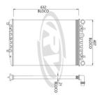 Radiador vw volkswagen fox /polo 1.0 / 1.6 c/ar