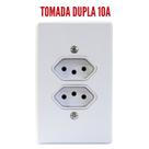 Radial Linha Gelo Tomada ou Interruptor 4x2 Embutir 10A/20A Apagador Radial Linha Gelo Tomada ou Interruptor 4x2 Embutir 10A/20A Apagador