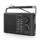 Rádio AM FM portátil LEOTEC com melhor recepção preta