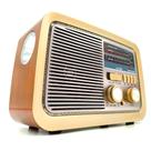 Rádio AM FM Retrô Vintage Portátil Bluetooth Bateria Recarregável Bivolt 110v 220v 3188 Antigo a Tomada e Pilha com Lanterna