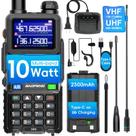 Rádio amador BAOFENG 5RM 10W de alta potência VHF/UHF 999CH USB-C