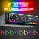 Rádio Auto Som Automotivo Aparelho MP3 Conexão Bluetooth 2 entrada USB SD Saída Subwoofer ES-3307C