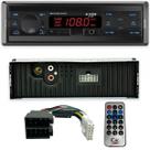 Rádio Automotivo 1 Din Bluetooth HT-1022 Som Carro Com Controle Remoto MP3 USB SD FM- H-Tech