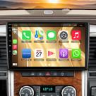 Rádio automotivo B4U RAM 1500 10,2" QLED Touch Android 12