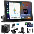 Rádio Automotivo IIWEY iK5 9" Wireless CarPlay Android Auto Câmera 4K