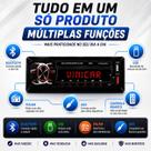 Radio automotivo MP3 BT 25W 6688T C/CONTROLE SEM TF (2USB)