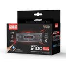 Radio Automotivo Mp3 Player Bluetooth S100 Iso Max Svart