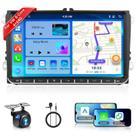 Rádio Automotivo Podofo 9" Android 15 8 Núcleos 4GB+64GB VW