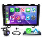 Rádio automotivo Podofo para Honda CR-V 2007-2011, tela IPS de 9" com Android 13