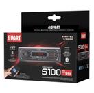 Rádio Automotivo S100 Svart Tech One Mp3 Player Bluetooth Rádio Automotivo S100 Svart Tech One Mp3 Player Bluetooth