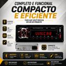 Rádio Automotivo Universal Bluetooth USB MP3 Entrada Auxiliar P2 FM Rádio Automotivo Universal Bluetooth USB MP3 Entrada Auxiliar P2 FM