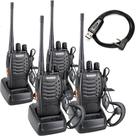 Rádio bidirecional BAOFENG BF-888S com lanterna (pacote de 4)