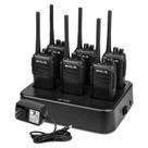 Rádio bidirecional Retevis RT21 de longo alcance com carregador (pacote com 6)
