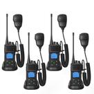 Rádio bidirecional SAMCOM FPCN30A 5W de longo alcance com microfone de ombro (4)
