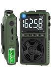 Rádio Bluetooth AM FM de ondas curtas Jazmm com alerta meteorológico NOAA