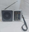 Rádio Bluetooth AM/FM TOMATE MTJ-2009 com Reprodutor de Música e Antena Giratória