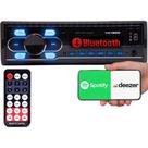 Radio Carro Carrega Cel 2 Usb Pen Drive Fm Mp3 Aux Bluetooth