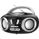 Rádio com CD. FM. Potência 6W RMS. Entradas USB e Auxiliar Mondial NBX13