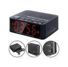 Radio com relogio alarme led bluetooth Le-674
