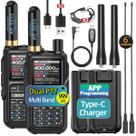 Rádio Comunicador BAOFENG UV-5R MINI Dual PTT USB-C Kit com 2 Unidades