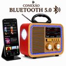 Rádio Cor Vermelho A Pilha E Tomada Bluetooth Lanterna Am Fm Sw Pendrive Com Sd USB Radio Am Fm