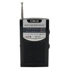 Rádio de Bolso AM/FM 2 Bandas Preto - Quanhe
