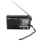 Rádio de Bolso AM/FM 9 Faixas Preto - Quanhe