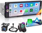 Rádio de carro Oeretzrac de 6,9 polegadas com DIN único com CarPlay sem fio Rádio de carro Oeretzrac de 6,9 polegadas com DIN único com CarPlay sem fio