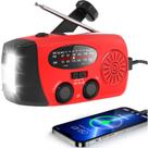 Rádio de emergência Hand Crank Rckskaya com bateria de 2000mAh