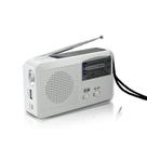 Rádio de emergência Hoshine Self Powered com manivela solar