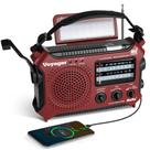 Rádio de emergência Kaito KA500RED AM/FM/SW Weather Alert Red