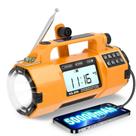 Rádio de emergência Leaton GuardianMax Pro 5000mAh Solar Crank
