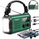 Rádio de emergência LOOFHIEN Condor 20000mAh/74000mWh com carregador