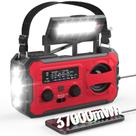 Rádio de emergência Nitigo 10000mAh com rádio meteorológico NOAA