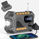 Rádio de Emergência Solar VXF H30 com Manivela, 5000 mAh