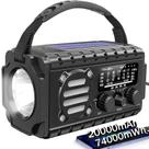 Rádio de emergência TFTDOUP Hand Crank Solar AM/FM/SW NOAA