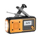 Rádio de emergência VLEJEARI com manivela de carregamento com luz LED