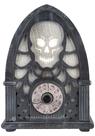 Rádio de música assombrada Gemmy de 5,7 polegadas preta