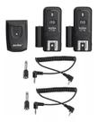 Rádio Flash Godox Ct16 Transmissor 2 Receptores