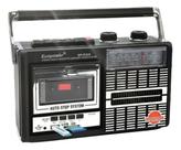 Radio Gravador Toca Fitas Retro Usb Fm Cassete Bluetooth