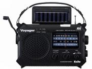 Rádio Kaito KA500IP-BLK Voyager Solar/Dinamo AM/FM/SW NOAA