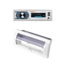 Rádio marinho BOSS Audio Systems MR632UAB com tampa branca