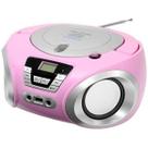 Radio Mega Star MP-1842BT USB/BT/FM/CD Bi-Volt Rosa Radio Mega Star MP-1842BT USB/BT/FM/CD Bi-Volt Rosa